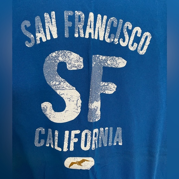 Tech Styles San Francisco SF tee shirt size XLarge- cobalt blue - Picture 4 of 5